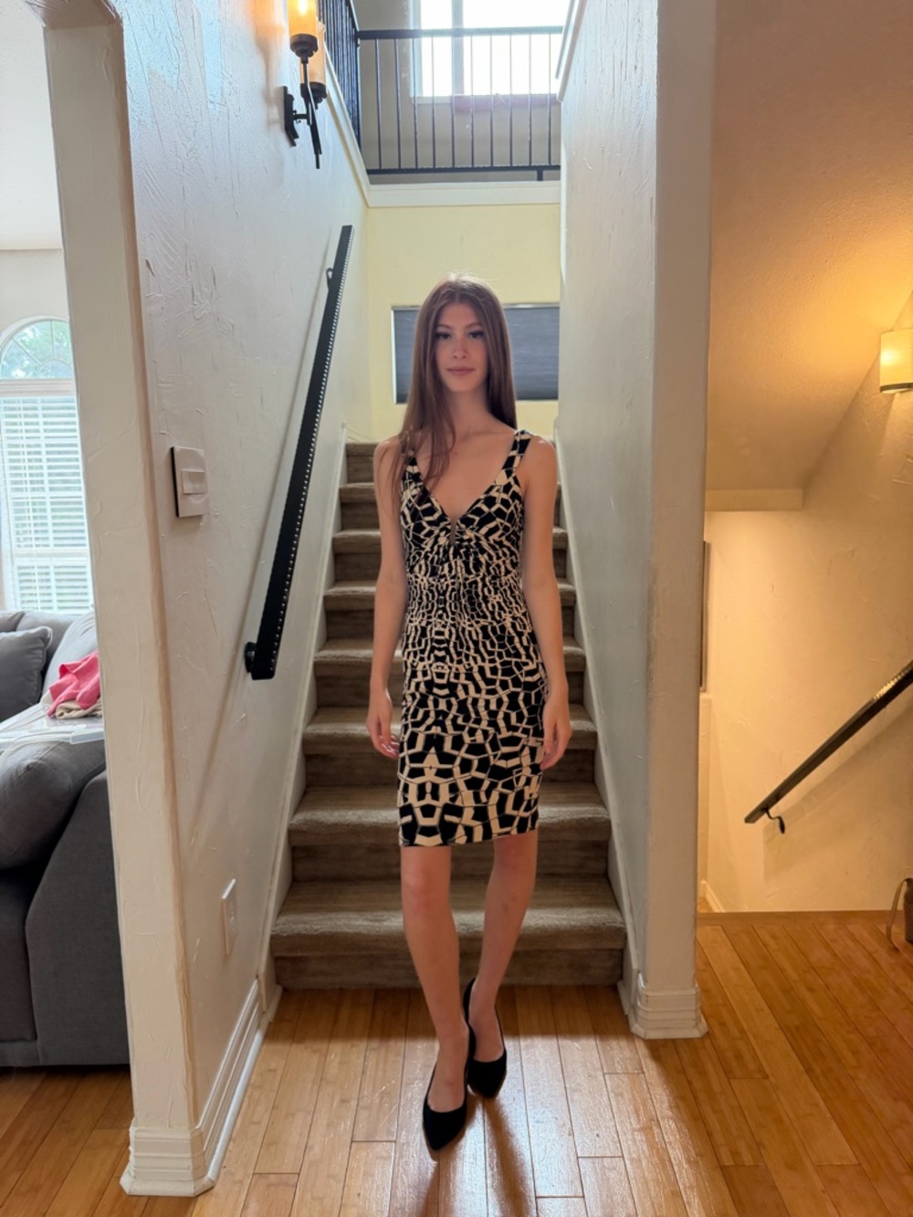 Diane Von Furstenberg Geometric print dress - Picture 3 of 15